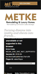 Mobile Screenshot of metkeremodeling.com