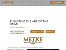 Tablet Screenshot of metkeremodeling.com